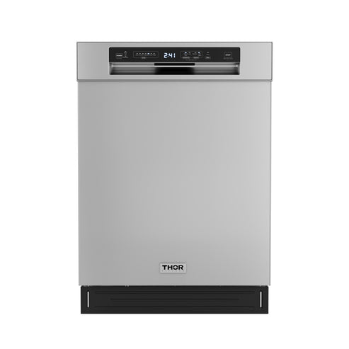 Lavavajillas THOR Kitchen de acero inoxidable de 24", manija de bolsillo, ADW24PF
