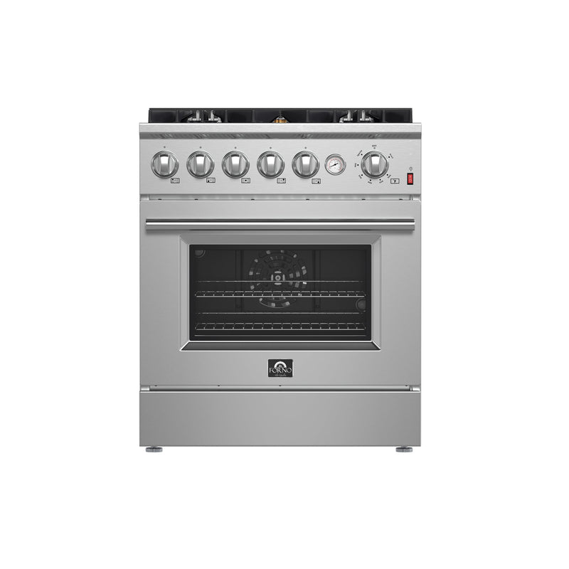 Forno FFSGS6274-30 30 in. Gas Range in Stainless Steel