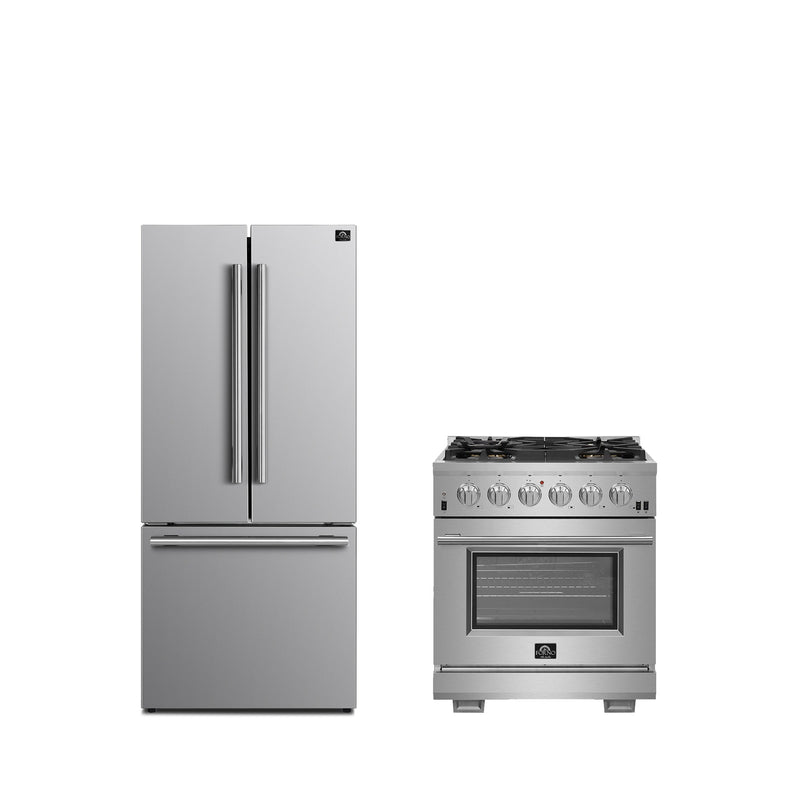 Forno FBDL-019-01CAUS Capriasca 30 in. Appliance Package in Stainless Steel