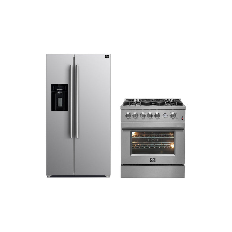 Forno FBDL-020-03CAUS 30 in. Appliance Package in Stainless Steel