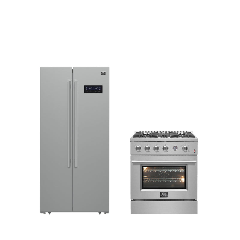 Forno FBDL-021-01CAUS 30 in. Appliance Package in Stainless Steel