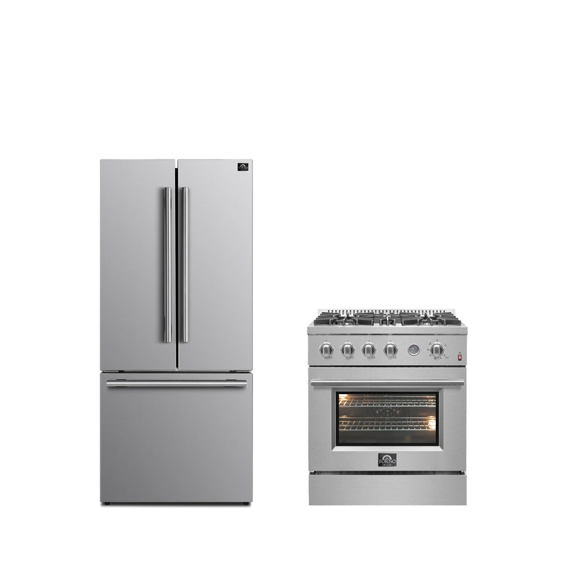 Forno FBDL-021-02CAUS 30 in. Appliance Package in Stainless Steel