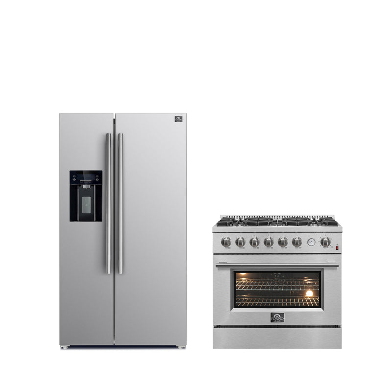 Forno FBDL-021-03CAUS 30 in. Appliance Package in Stainless Steel