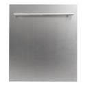 ZLINE 24 in. Dishwasher Panel in Stainless Steel with Traditional Handle (DP-304-24)