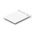 ZLINE 18" Tallac Dishwasher Panel in White Matte with Traditional Handle