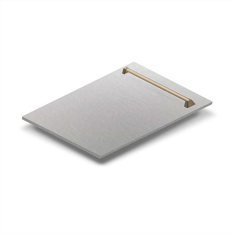 ZLINE DPVZ-SN-18-CB Autograph Edition 18 in. Dishwasher Panel in Satin Stainless Steel