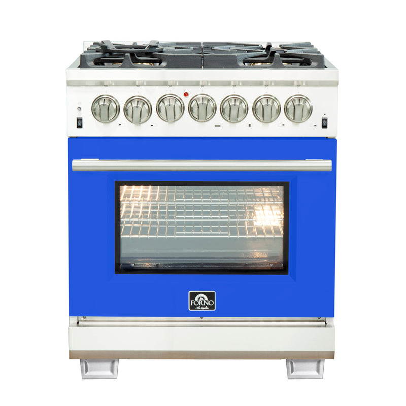 Forno FFSGS6187-30BLU Capriasca 30 in. Dual Fuel Range