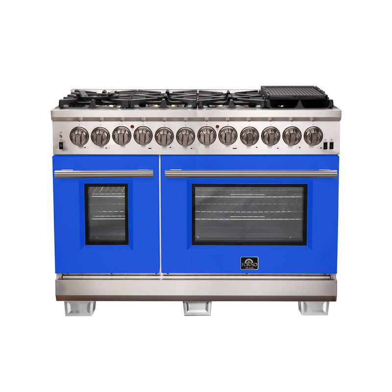 Forno FFSGS6187-48BLU Capriasca 48 in. Dual Fuel Range