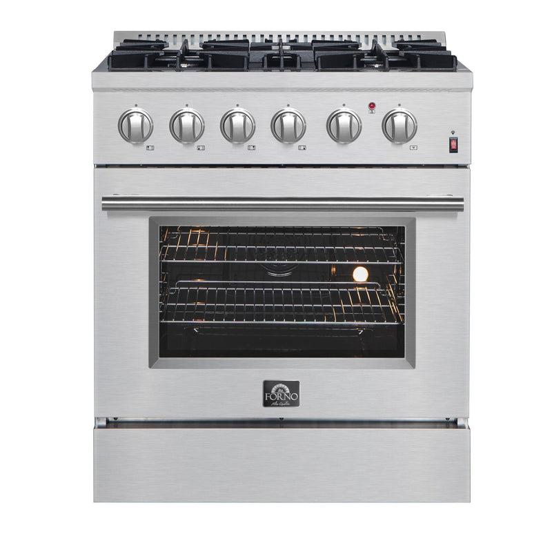 Forno FFSGS6197-30 30 in. Dual Fuel Range in Stainless Steel