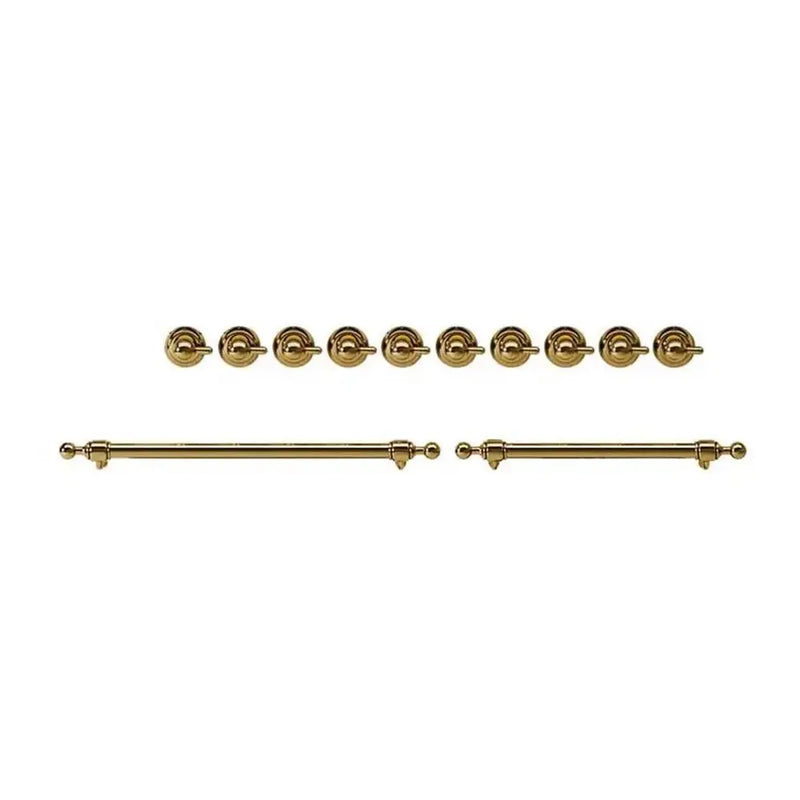 ILVE Brass Knobs and Handle Bundle for 40 inch Nostalgie Induction