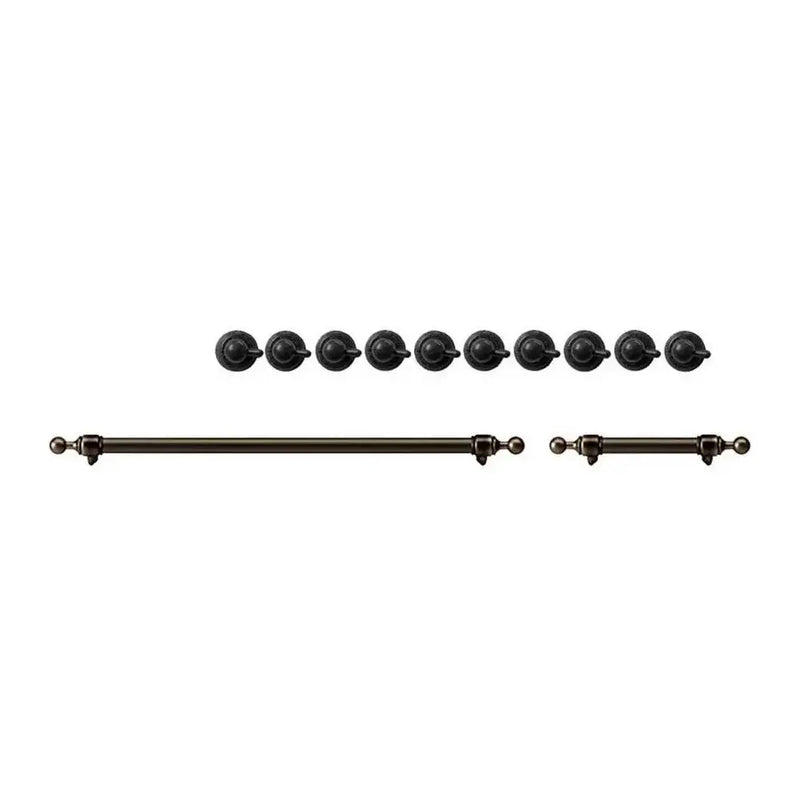 ILVE Burnished Knobs and Handle Bundle for 48 inch Nostalgie Induction