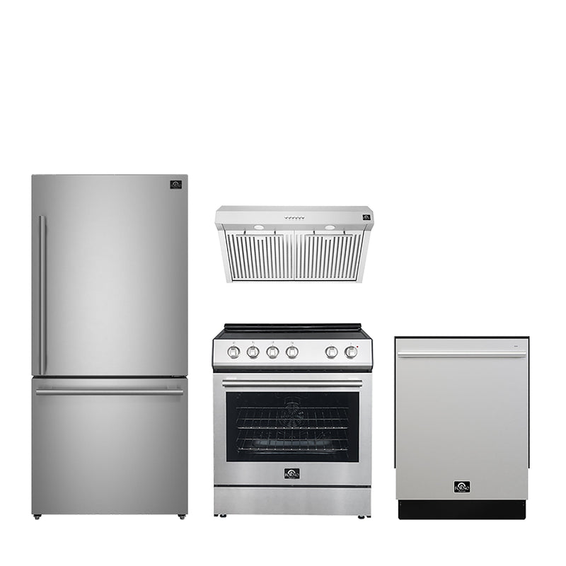 Forno FBDL-010-01US 30 in. Appliance Package in Stainless Steel