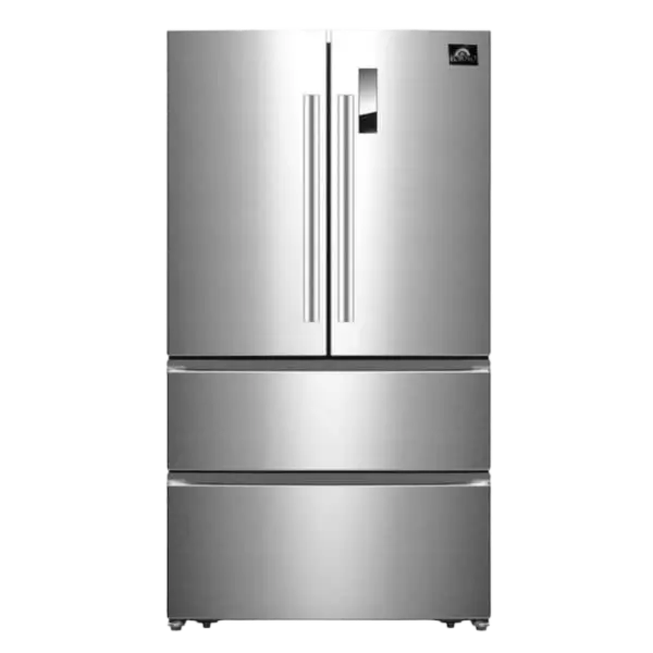 FORNO Bovino 33″ French Door 19 Cu.Ft. Stainless Steel Refrigerator Forno