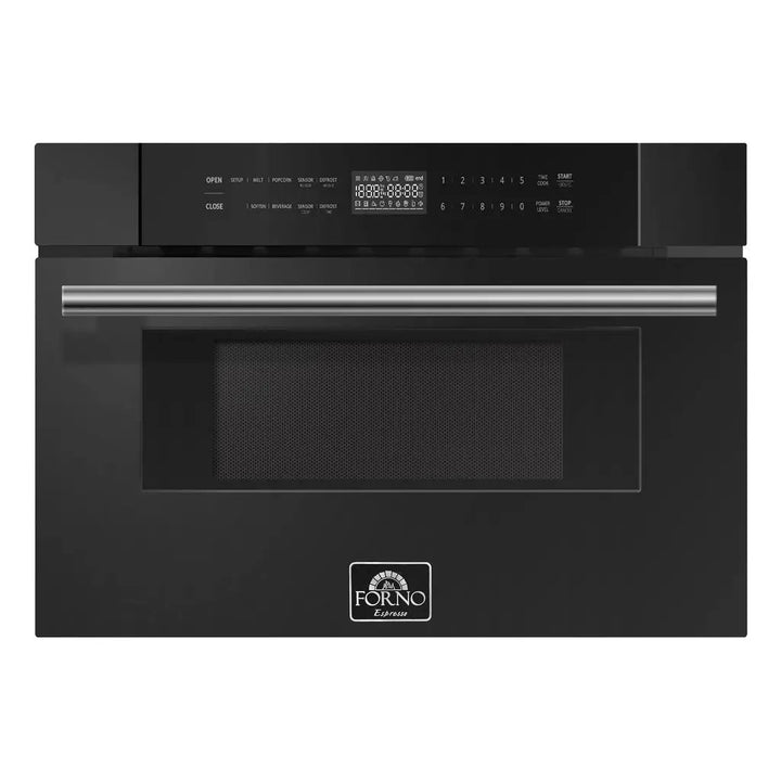 Forno Oliena Espresso 30-Inch Built-In 1.6 Cu. Ft. Microwave Oven in Stainless Steel with Stainless Steel Trim (FMWDR3093-30) Forno