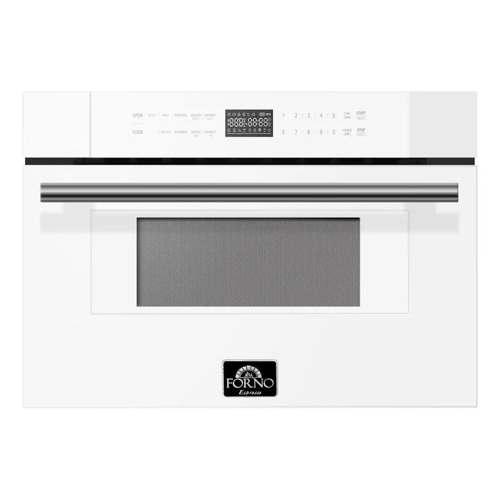 Forno Oliena Espresso 30-Inch Built-In 1.6 Cu. Ft. Microwave Oven in Stainless Steel with Stainless Steel Trim (FMWDR3093-30) Forno