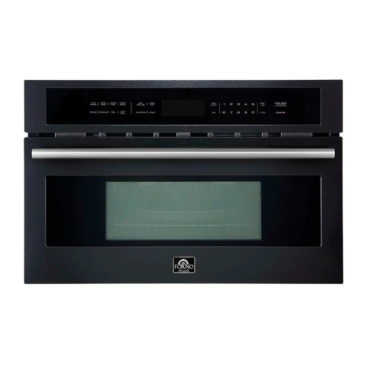 Forno Oliena Espresso 30-Inch Built-In 1.6 Cu. Ft. Microwave Oven in Stainless Steel with Stainless Steel Trim (FMWDR3093-30) Forno
