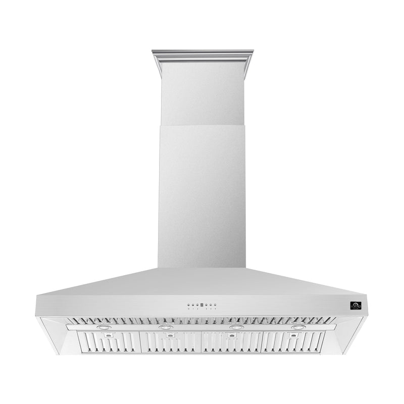 Forno FRHIS5129-60 60 in. Island Range Hood in Stainless Steel