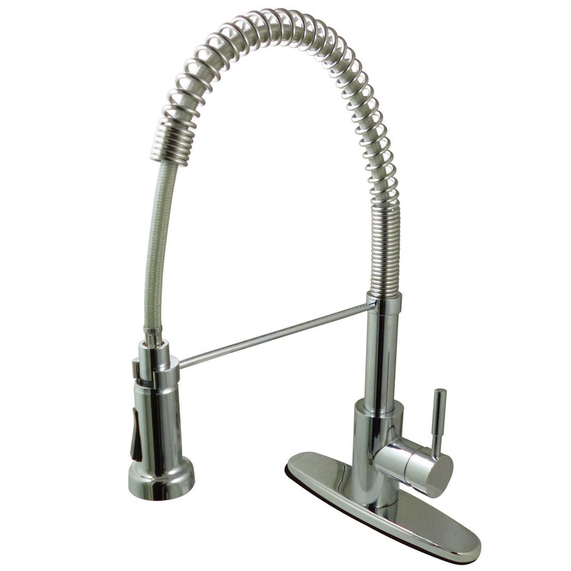 Kingston Brass GSY8881DL Kitchen Faucet in Polished Chrome