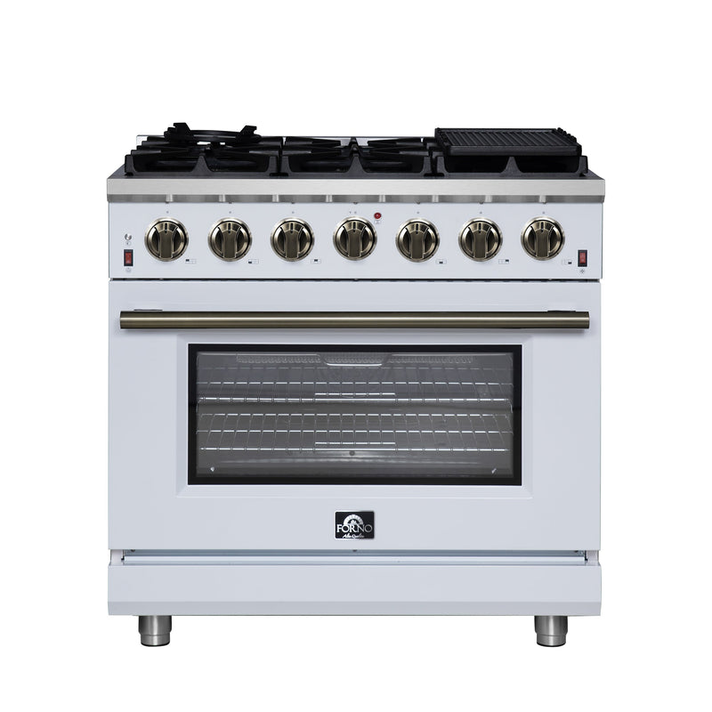 Forno FFSGS6239-36WHT 36 in. Gas Range in White