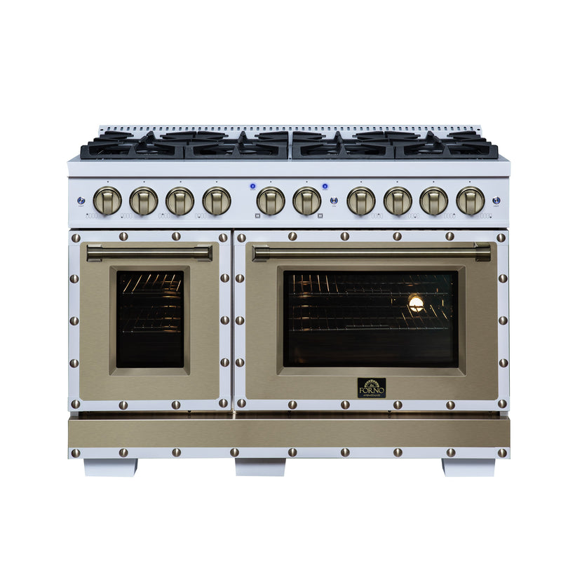 Forno FFSGS6299-48CPWHT 48 in. Gas Range in White
