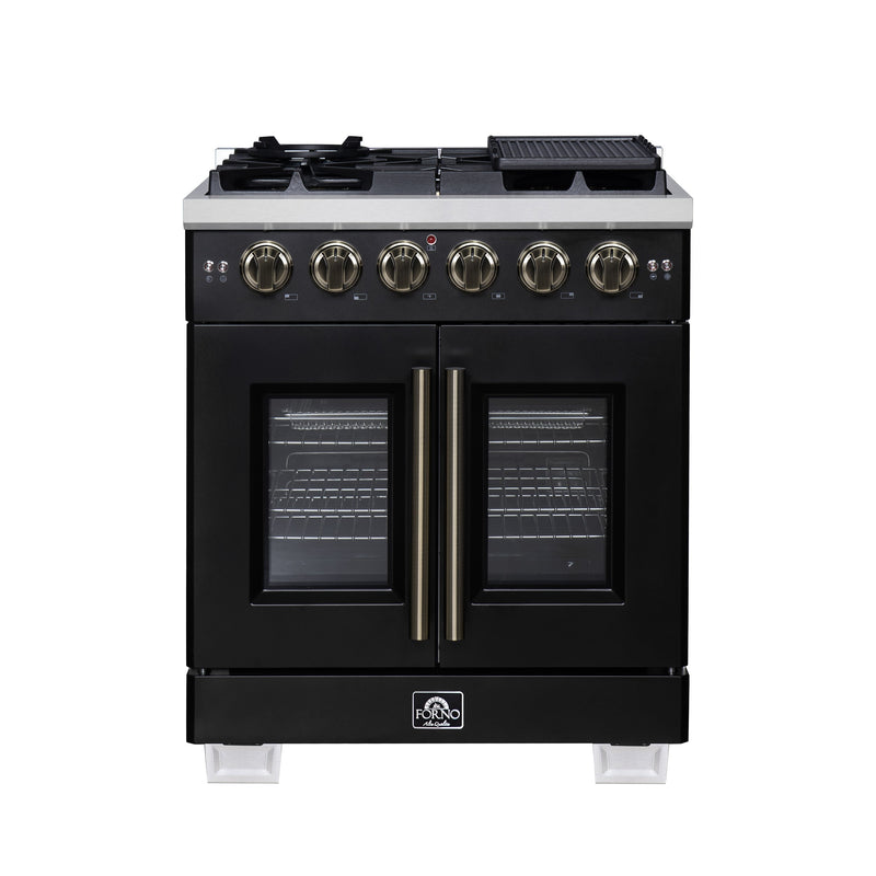 Forno FFSGS6460-30BLK Capriasca 30 in. Gas Range