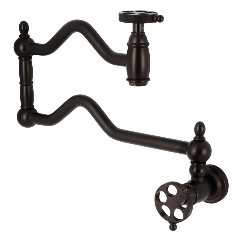 Kingston Brass KS2105RKX Tulare Pot Filler in Oil Rubbed Bronze