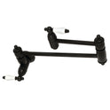 Kingston Heirloom KS3100PL - Restoration Two-Handle 1-Hole Wall Mount Pot Filler Faucet, Matte Black