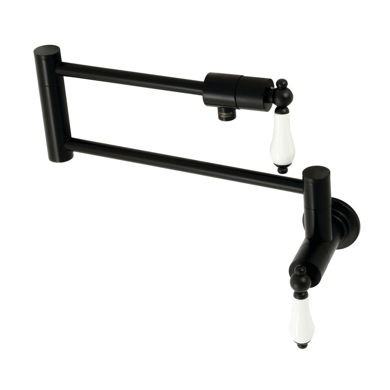 Kingston Brass KS4100PL Metropolitan Pot Filler in Matte Black
