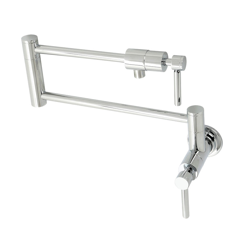 Kingston Brass KS4101DL Pot Filler in Polished Chrome