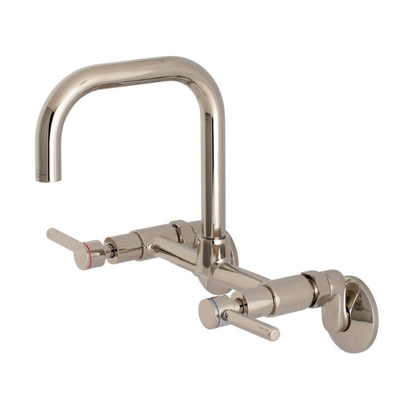 Kingston Brass KS813PN Kitchen Faucet in Polished Nickel