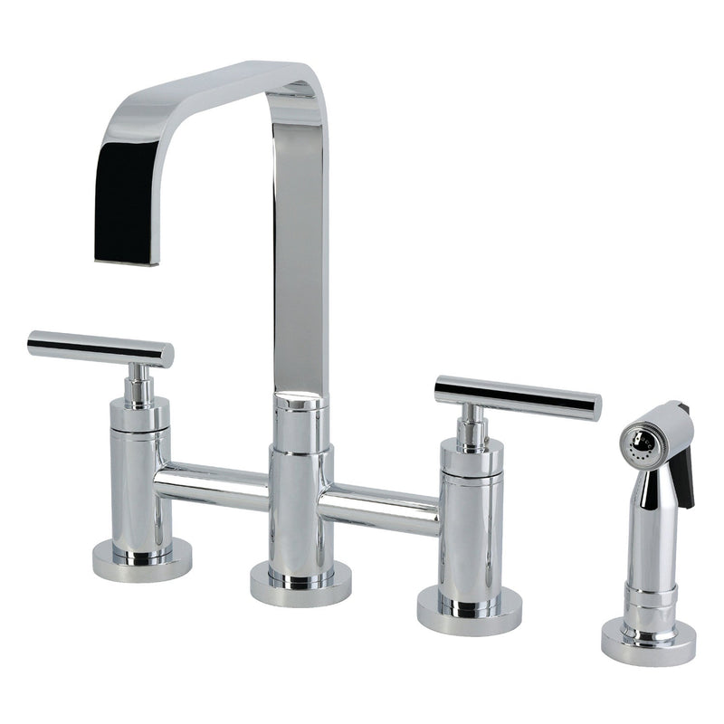 Kingston Brass KS8251CMLBS Kitchen Faucet in Polished Chrome