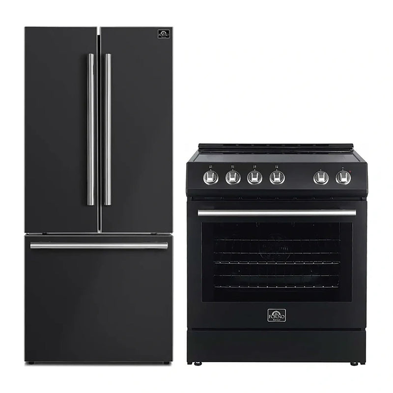 Forno FBDL-003-15US 30 in. Appliance Package in Black