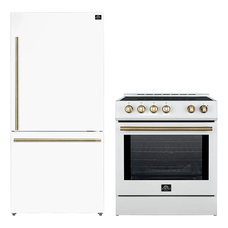 Forno FBDL-014-06CAUS 30 in. Appliance Package in White
