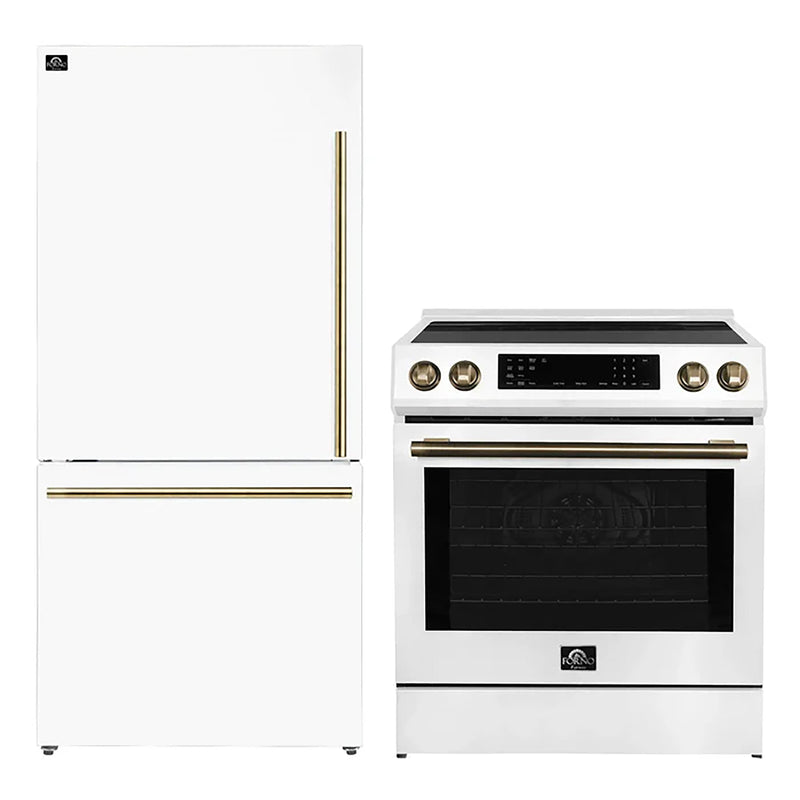 Forno FBDL-015-07CAUS 30 in. Appliance Package in White