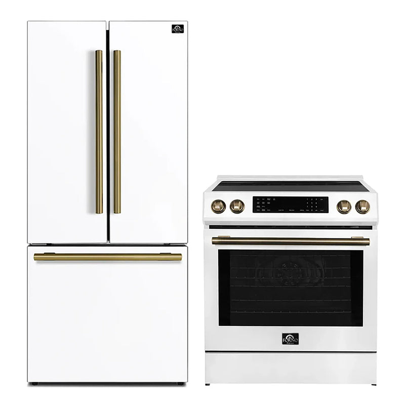 Forno FBDL-015-10CAUS 30 in. Appliance Package in White