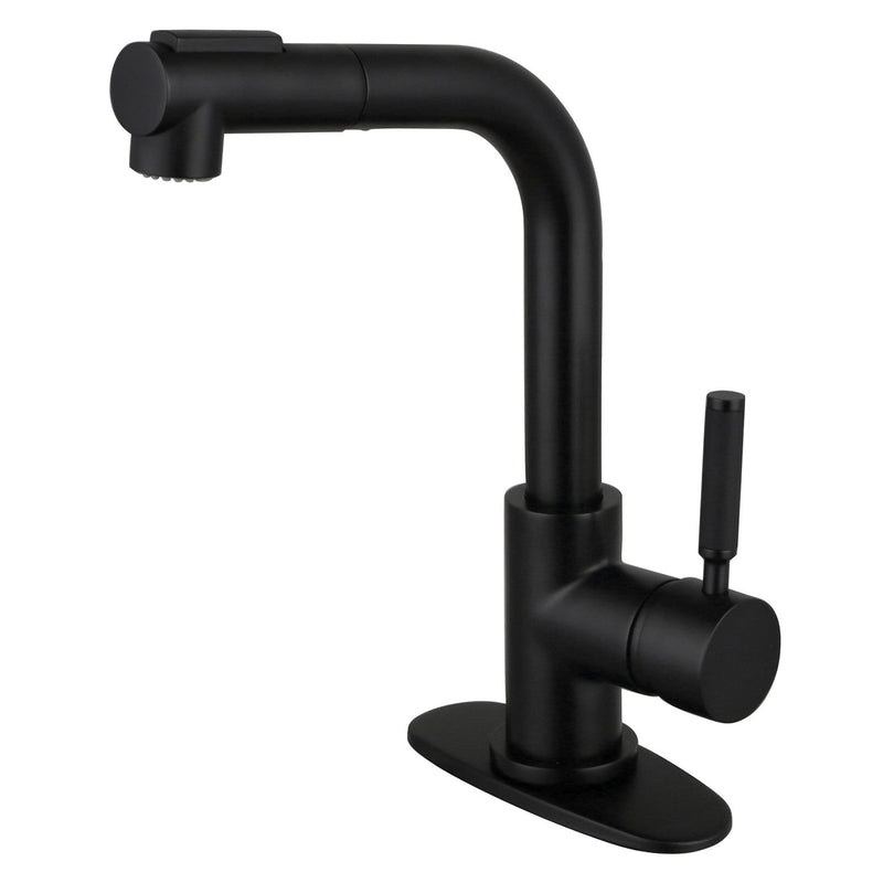 Kingston Brass LS2410DKL Kitchen Faucet in Matte Black