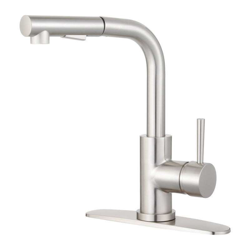 Kingston Brass LS2718DL Kitchen Faucet in Brushed Nickel