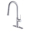 Kingston Sona LS2728NYL - New York Single-Handle Pull-Down Kitchen Faucet, Brushed Nickel