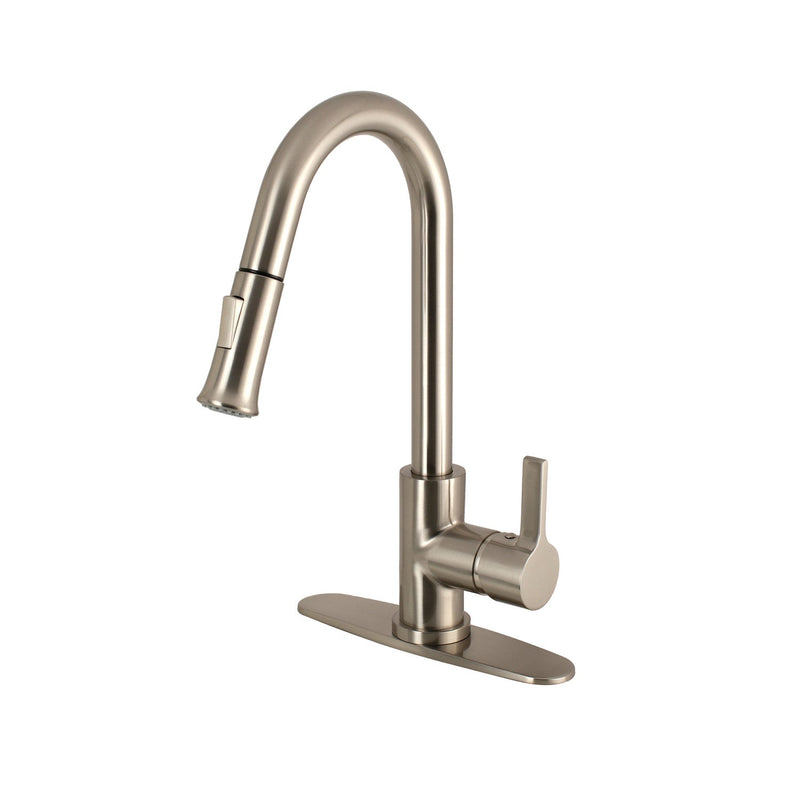 Kingston Brass LS8688CTL Kitchen Faucet in Brushed Nickel