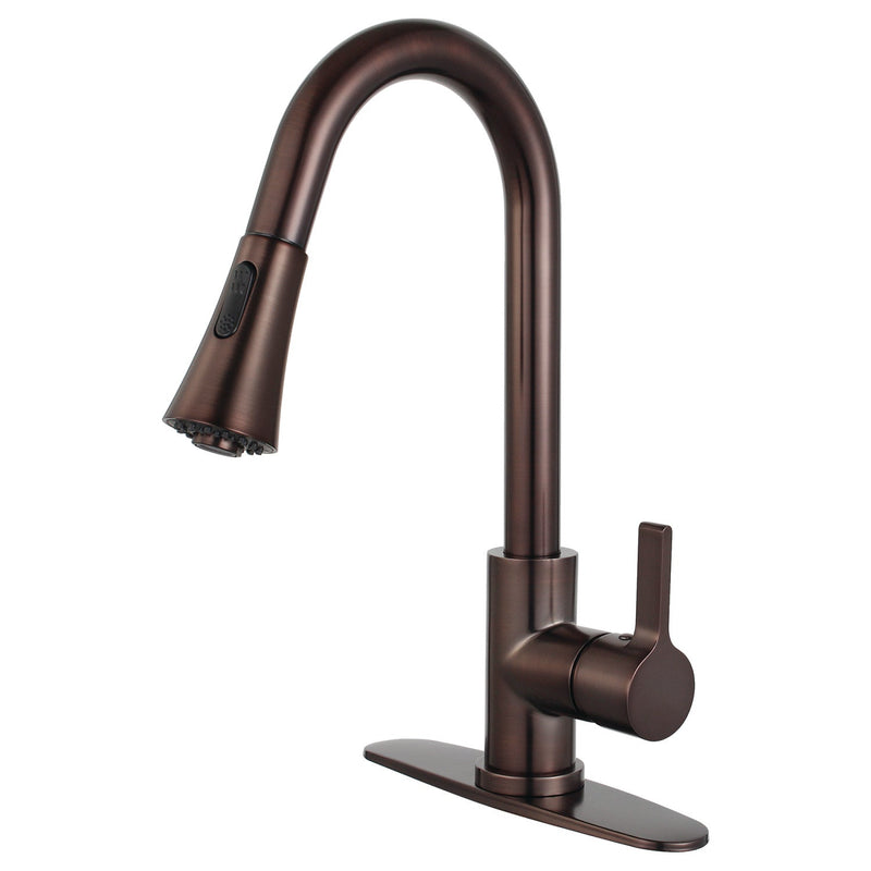 Kingston Brass LS8725CTL Tulare Kitchen Faucet in Oil Rubbed Bronze