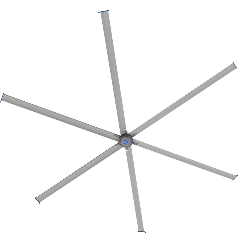 MRCOOL 24 Foot Diameter Commercial Fan - 6 Blades - 240V 60Hz 1 Phase - Gray (MCFAN24XBGR)