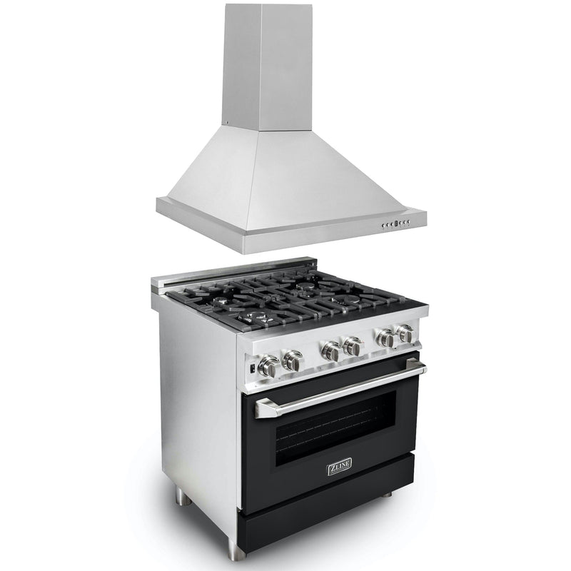 ZLINE 2KP-RABLMRH30 30 in. Appliance Package in Stainless Steel
