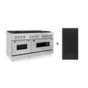 ZLINE 60" Dual Fuel Range with Gas Stove and Electric Oven in Stainless Steel with Reversible Griddle (RA-GR-60)