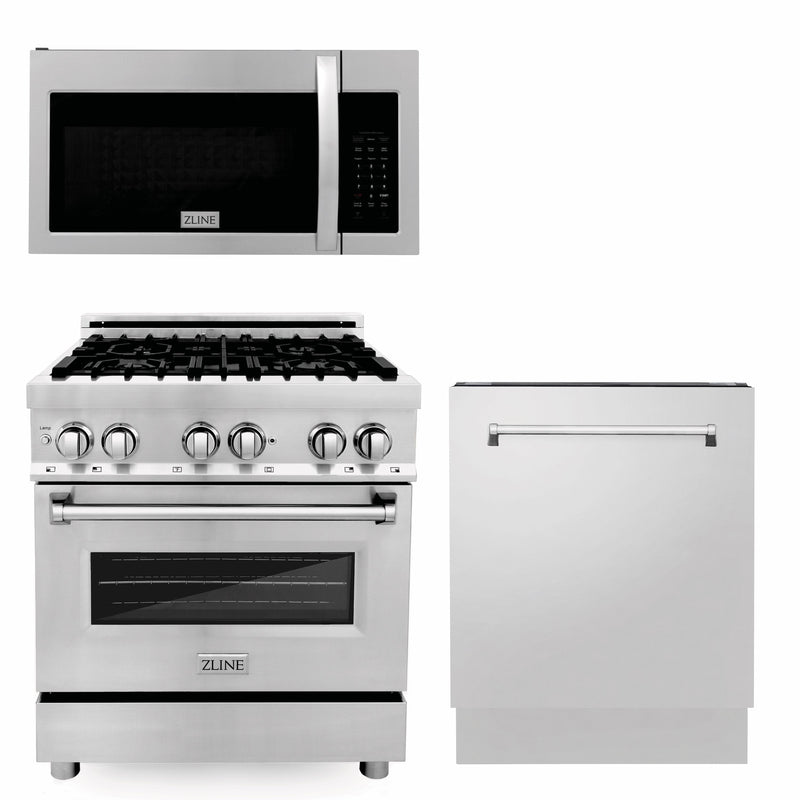 ZLINE 3KP-RAOTR30-DWV 30 in. Appliance Package in Stainless Steel