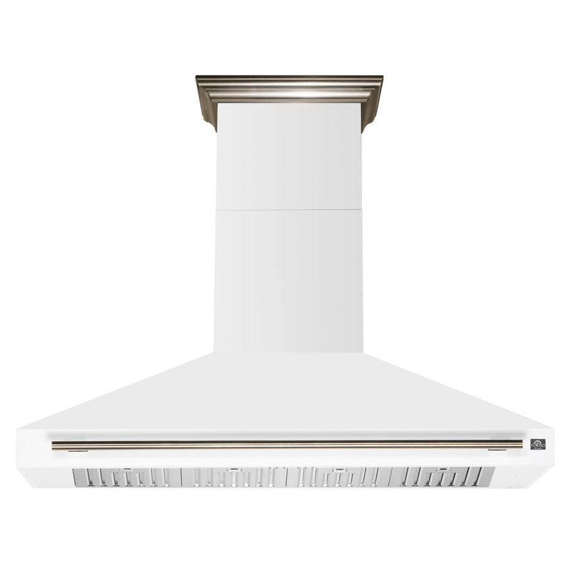 Forno FRHWM5095-60WHT Aria 60 in. Wall Mount Range Hood in White