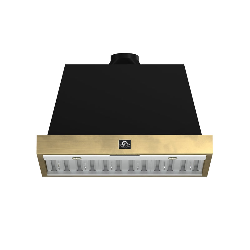 Forno FRHWM5078-36BLK 36 in. Wall Mount Range Hood in Black