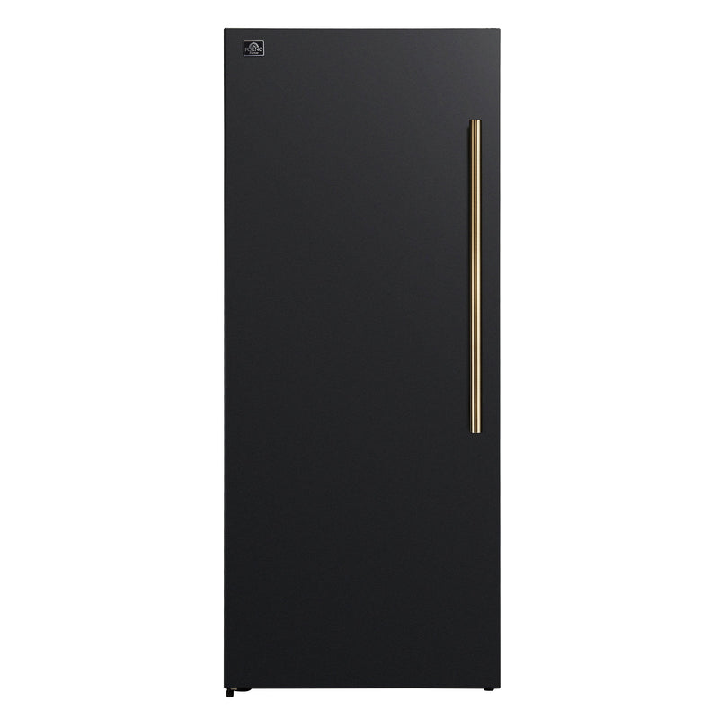 Forno FFFFD1722-28BLK-LS Maderno 28 in. Refrigerator/Freezer in Black