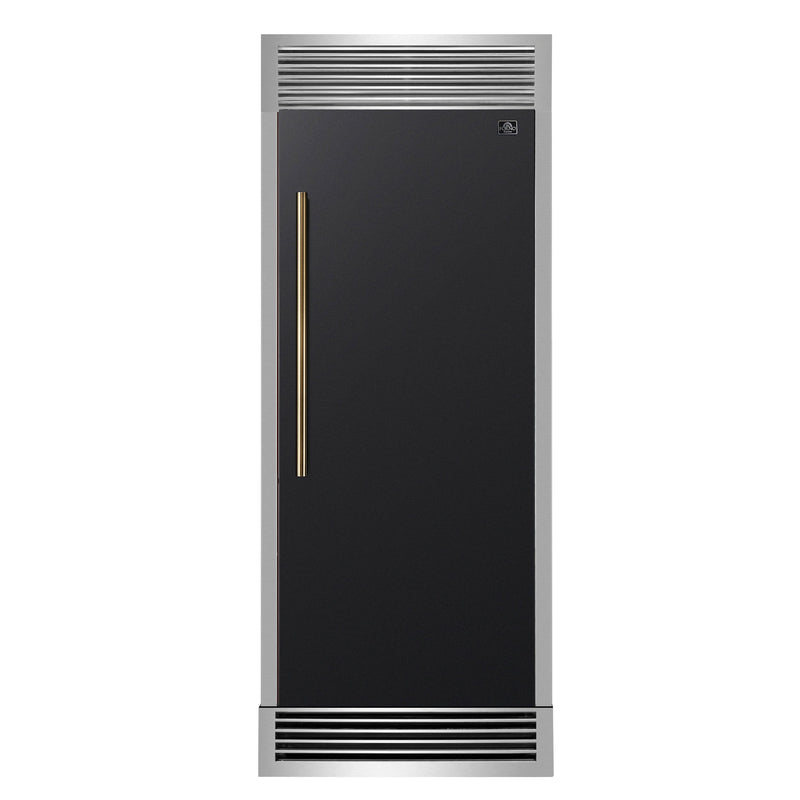 Forno FFFFD1722-32RSG-BLK Maderno 28 in. Refrigerator/Freezer in Black