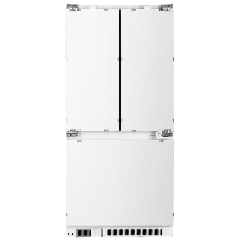 Forno FFRBI1811-36FR 36 in. French Door Refrigerator in Panel Ready