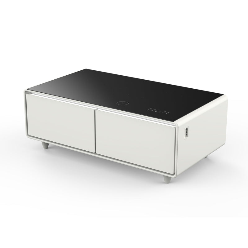 Forno FCTFR7006-51WHT 51 in. Smart Coffee Table in White